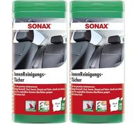 SONAX 04122000 - Salviette per la pulizia degli interni (Confezione da 2)