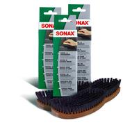 Sonax 04167410 3x Tessuto & Pelle Spazzola Textilbürste Pulizia Pelle Pulitore
