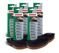 SONAX 04167410 Spazzola Textile & Pelle 5x Spazzola Per La Pulizia Del Tessuto