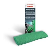 SONAX Panno in microfibra per vetri ed interni (1 pezzo) scivola delicatamente sulle superfici garantendo una pulizia senza aloni | Art. N. 04984000
