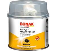 SONAX Kit di riparazione per impianti di scarico (200 g) ripara crepe, buchi e aree non ermetiche nell'impianto di scarico in modo duraturo e rapido | Art. N. 05531410