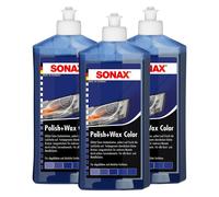 Sonax 1,5 Litro Polish Wax Colore Nanopro Blu Auto Detergente Vernice Cera Pkw
