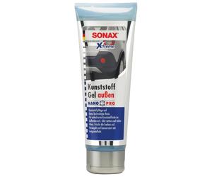 SONAX 210.141 Xtreme Gel plastico 250ml | Cura della plastica con effetto a lungo termine. Sigilla e conserva le parti esterne in plastica non verniciate.