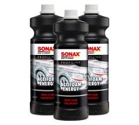 SONAX 3x 1 L PROFILINE ActiFoam Energy Shampoo Schiuma Concentrato
