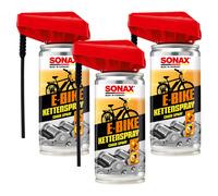 Sonax 3x 100ml Bici Elettrica e-Pedelec Catene Spray Bicicletta Grasso