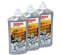 Sonax 3x 500 ML Caravan Detergente Ruolotte Vernice Gfk Cura Caravan Camping