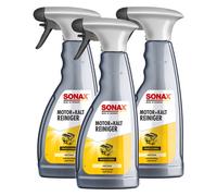 SONAX 3x 500 ml Professional Motor + KaltReiniger Pulitore Motore