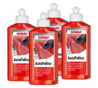 Sonax 4x 250 ML 03001000 Polish Auto Vernice Variopinta Metallizzata Cura Per