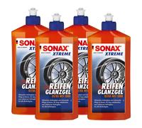 Sonax 4x 500 ML Tire Shine Pneumatici Gel Xtreme 02352410 Cura Del Gloss