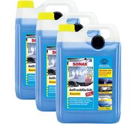 Sonax AntiFrost&KlarSicht, antigelo concentrato per lavaggio del parabrezza, 3 taniche da 5 l (etichetta in lingua italiana non garantita)