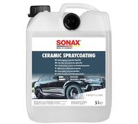 SONAX Ceramic SprayCoating (5L) conservante spray con tecnologia SI-Carbon, intensifica i colori e protegge la vernice fino a 4mesi | Art. 02575000