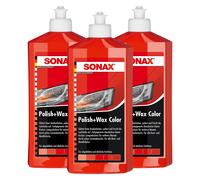 Sonax Detergente 1,5 Litro Polish Wax Colore Rosso Auto Cera Automobile