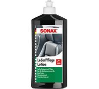 SONAX Detergente per pelle per interni auto (250 ml) pulisce, cura e ravviva i colori. Con cera d’api, Idrorepellente | Art.N. 02911410