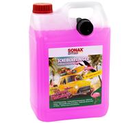 SONAX Detergente per vetri pronto all'uso Sweet Flamingo (5 litri) migliora le prestazioni di pulizia e aumenta la sicurezza di guida, art. 03945000