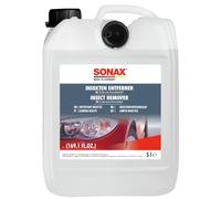 SONAX Detergente rimuovi insetti (5 Litri) Detergente speciale per rimuovere residui di insetti da superfici in vetro, vernice, cromature e plastica | Art. N. 05335000