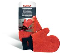 SONAX Guanto in microfibra per il lavaggio dell'auto (1 pezzo) - per la pulizia profonda, trattiene lo sporco e non graffia le superfici. Indicato anche per mancini | Art. N. 04282000