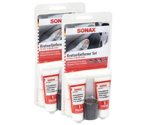 Sonax Kratzer-Entferner-Set per Vernice 2x 50 ML Cura Della Graffi E Schrammen