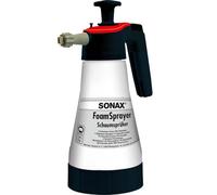 SONAX Nebulizzatore schiumogeno da 1 Litro (1 pezzo) con ugello piatto | Spruzzatore di schiuma uniforme a pressione fino a 3 bar. Con guarnizioni Viton e valvola di sicurezza.
