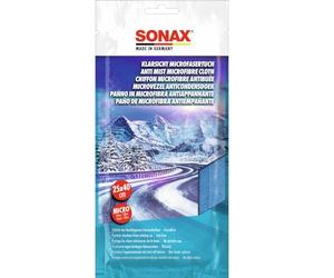 SONAX Panno in microfibra antiappannamento | Panno in microfibra impregnato che aiuta a prevenire l’appannamento dei vetri e finestrini, senza lasciare pelucchi.