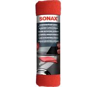 SONAX Panno in microfibra per esterni dell'auto (2 pezzi) - elimina i residui di polish senza graffiare o lasciare strisce sulla vernice, per una finitura perfetta | Art. N. 04162410