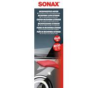 SONAX Panno in microfibra per esterni dell'auto. Elimina residui polish e cera senza graffiare. Per la finitura perfetta della vernice | Art. 04162000