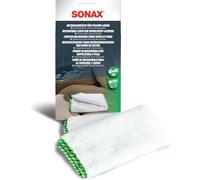 SONAX Panno in microfibra per tappezzeria e pelletteria (1 pezzo) 40x40cm | Panno in soffice microfibra per pelle, tessuti e tappezzeria, pulisce a fondo senza lasciare pelucchi. Lavabile a 60°C.