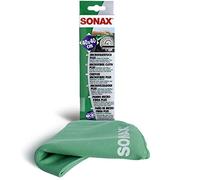 SONAX Panno Microfibra PLUS per interni e vetri (1 pezzo) - pulisce senza lasciare strisce, aloni o peluzzi 40x40cm, lavabile fino a 60°C | Art. N. 04165000