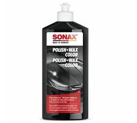 Sonax Polish+Wax Color nero – polish con pigmenti colorati e cera, 500 ml