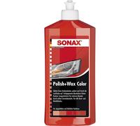 Sonax Polish E Wax Colore Rosso Detergente Altamente Lucido Carnaubawachs 500 ML