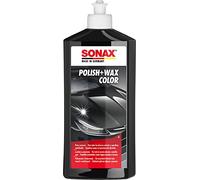SONAX Polish+Wax Color black (500 ml) polish con pigmenti colorati e componenti in cera | Art. N. 02961000-820