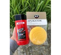 SONAX Polish & Wax Color Nano Pro 250 ml ROSSO + TAMPONE APPLICATORE