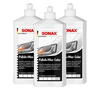Sonax Polish Wax Colore Nanopro Bianco Auto Cera Automobile Detergente 1,5 Litro