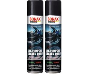 SONAX PROFILINE All-Purpose-Cleaner Foam (Schiuma pulente attiva multiuso) (400 ml) per una pulizia profonda per tutte le superfici | Art. N. 02743000 (Confezione da 2)