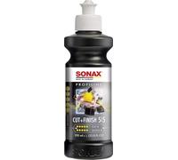 SONAX PROFILINE Cut+Finish (250 ml) offre una lucidatura rapida e pulita con finitura brillante per graffi di media entità | Art. N. 02251410