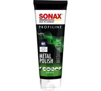 SONAX PROFILINE MetalPolish (250 ml) smalto per metallo per tutte le superfici metalliche per una maggiore lucentezza e freschezza, art. 02041410