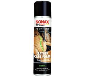 SONAX PROFILINE Schiuma detergente pelle + cuoio (400ml) offre protezione UV, dona morbidezza e ravviva i colori. Impermeabilizzante | Art. 02893000