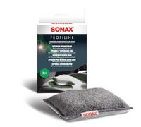 SONAX PROFILINE Spugna Duo per onterni auto (1Unità) in microfibra e multiuso: adatta per sedili (pelle e tessuto) cruscotto, tappetini |Art. 04193000