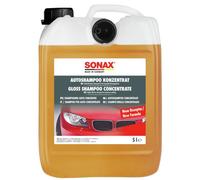 SONAX Shampoo concentrato per auto (5 litri), penetra e scioglie lo sporco da tutte le superfici in vernice, gomma, plastica, vinile e vetro | Art. N. 03145000