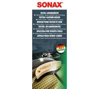 SONAX Spazzola per la pulizia di tessuti e pelle ergonomica e versatile per il