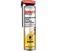 SONAX Spray per contatti elettrici (400 ml) pulisce connettori e altre parti elettriche + assicura un eccellente flusso di corrente | Art. N. 04603000