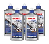 Sonax Xtreme Brillante Wax Detergente 1 Hybrid Npt Cera Dura Lackfpflege 5x 500