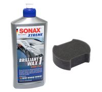 SONAX XTREME Brilliant Wax 1 Hybrid NPT Hartwachs 500 ml con Spugna Applicatore