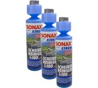 SONAX 3 X 02711410 Xtreme Pulitore Parabrezza 1: 100 NanoPro Concentrato 250 ML