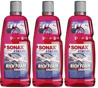Sonax XTREME RichFoam Shampoo (3 x 1 litro) Schiuma Shampoo/Snow Foam Shampoo pr