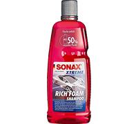 Sonax Xtreme - Shampoo RichFoam (1 litro), produce schiuma densa, lunga e antisporco, Ph neutro, profumo di frutti rossi, art. num. 02483000