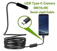 Telecamera Endoscopica Sonda 5 Mt MICRO USB TYPE C 6LED Cellulari Android PC