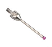 Sonda a contatto filettata per indicatore a quadrante con filettatura M1 4 per un utilizzo preciso con micrometro e strumenti (M2,5 x D2 x L20/1)
