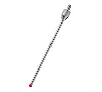Sonda a contatto filettata per indicatore a quadrante con filettatura M1 4 per un utilizzo preciso con micrometro e strumenti (M2,5 x D2 x L50/1)
