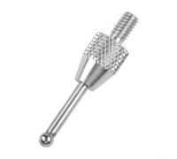 Sonda a leva con filettatura M2.5 per macchine e comparatori CMM, micrometro con testa in acciaio al carbuncle da 2 mm, compatibile con indicatori a quadrante (sfera argentata da 10 mm)