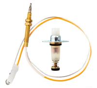 Sonda a termocoppia con sensore per fornelli a gas, valvola di sicurezza in rame, 15 x 10 x 5 cm, compatibile con la maggior parte dei piani cottura a gas e delle cucine (E)